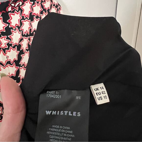 Whistles Star Print Mini Dress - Picture 11 of 12